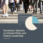 Cover of Canadians' Opinions on Climate Policy and Federal Leadership, Fall 2016