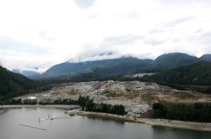 LNG terminal project site in B.C.