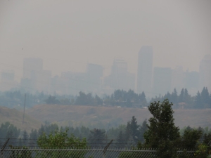 vancouver photographed covered in forest fire smoke